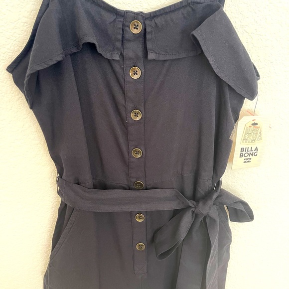 Billabong Sandy Toes Jumpsuit XS Black - Picture 7 of 9